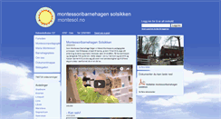 Desktop Screenshot of montessoribarnehagen-solsikken.no